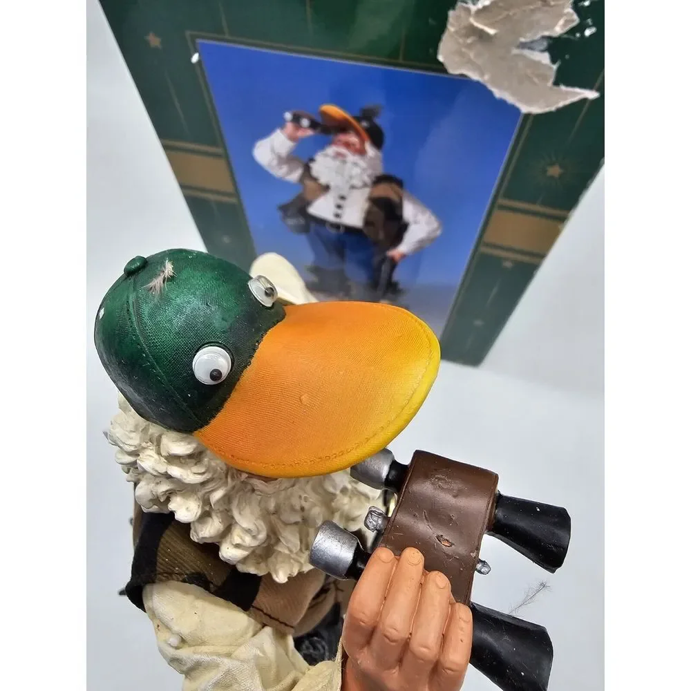KSA Kurt S‎ Adler RARE Morning Watch Fabriche Santa Duck Hunting Googly Eyes